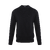 Leon Sweater Black S Meriono mock neck 
