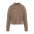 Geena Sweater Barm Cake XS Merino cable sweater 