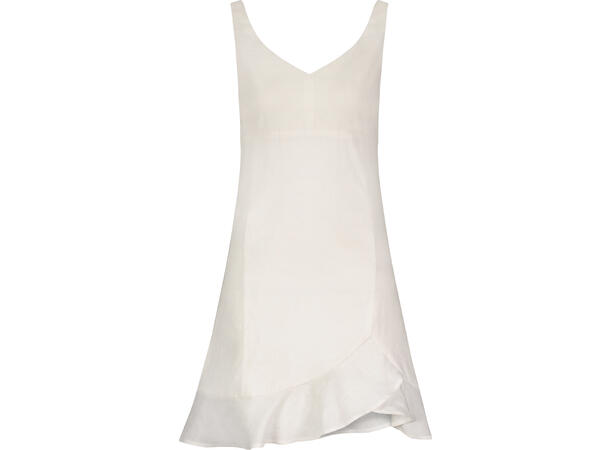 Annie Dress White M Linen mini dress 