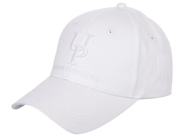 Bronx Cap White One Size Embossed logo cap 