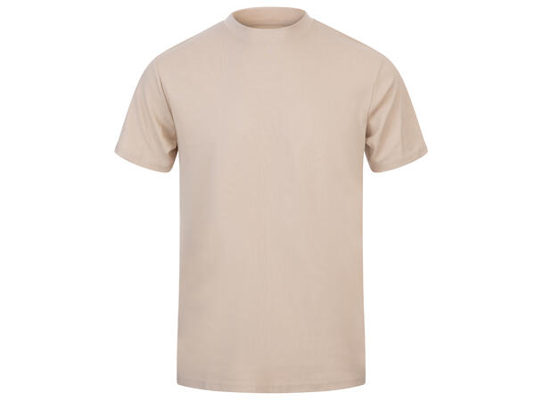 Bruno Tee Oyster Gray L Organic cotton mock neck 