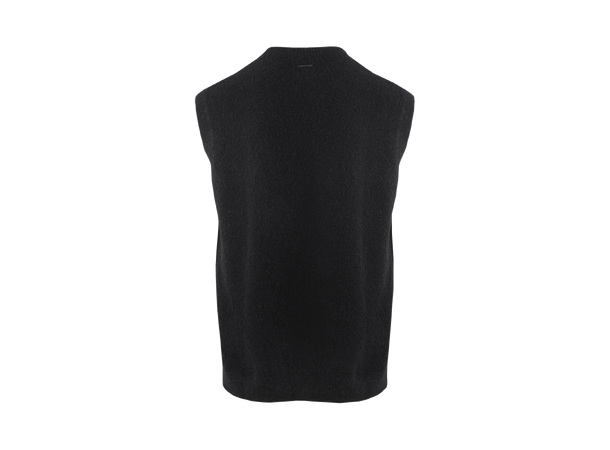 Diego Vest Black XL Teddy knit vest 