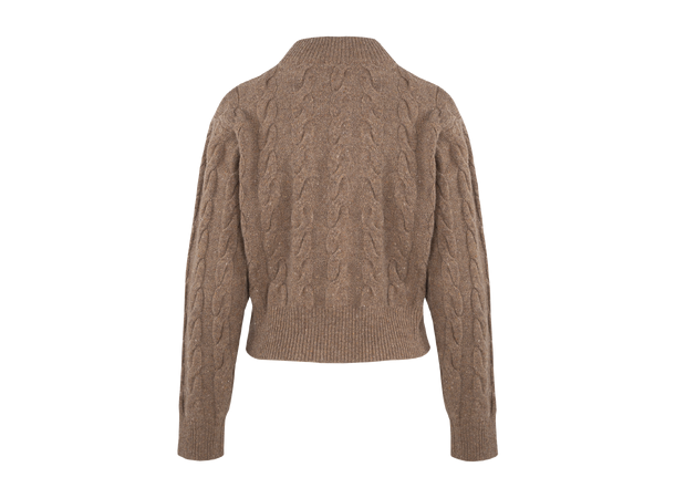Geena Sweater Barm Cake XS Merino cable sweater 
