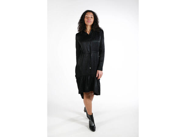 Keya Dress black S Viscose shirt dress 