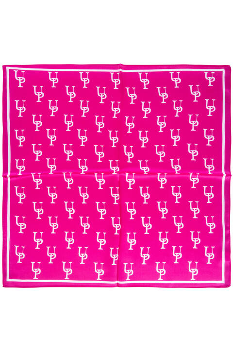 Kristiansand Scarf Magenta One Size Printed silk scarf