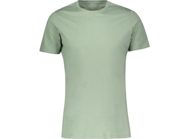 Niklas Basic Tee Hedge green S Basic cotton T-shirt 