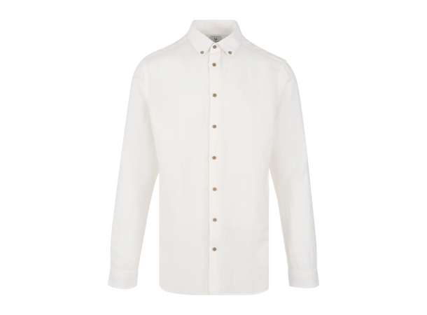 Ronan Shirt White M Linen/Viscose Shirt 