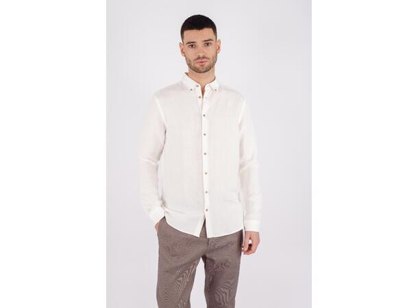 Ronan Shirt White M Linen/Viscose Shirt 