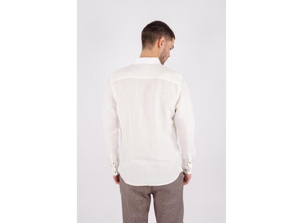 Ronan Shirt White M Linen/Viscose Shirt 