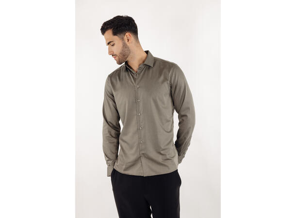 Totti Shirt Olive L Basic stretch shirt 