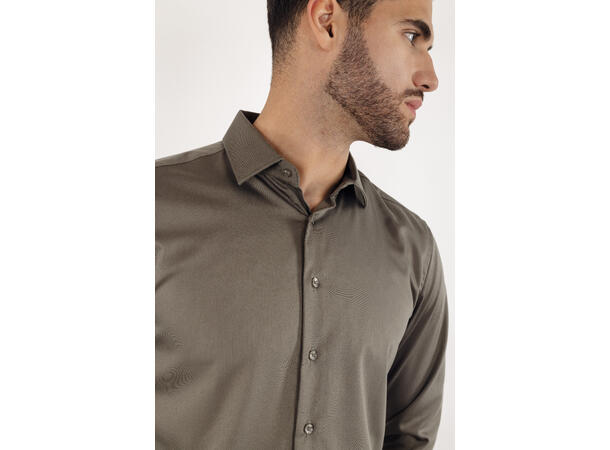 Totti Shirt Olive L Basic stretch shirt 
