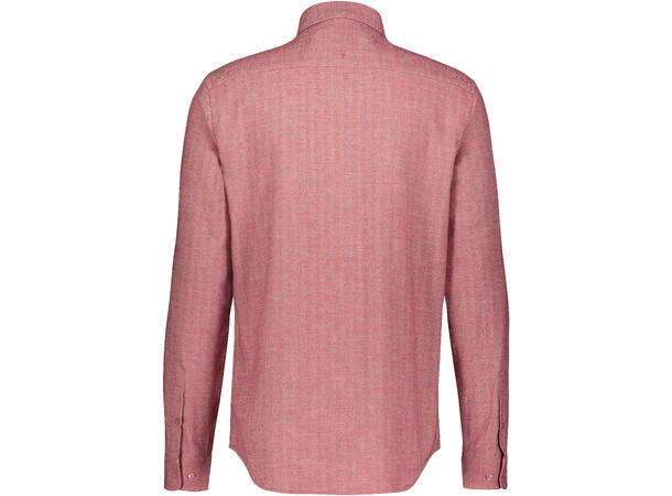 Jon Shirt Red XL Brushed herringbone shirt 