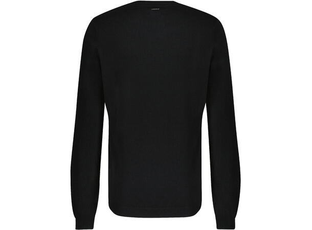 Marc Sweater Black XXL Merino blend r-neck 