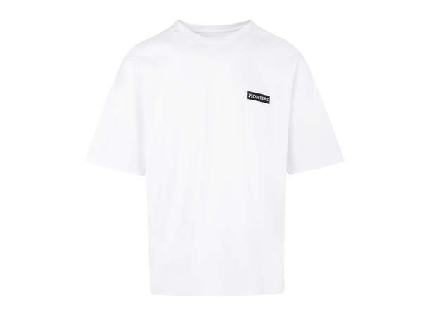 Mio Tee White XL Pioneers patch t-shirt 
