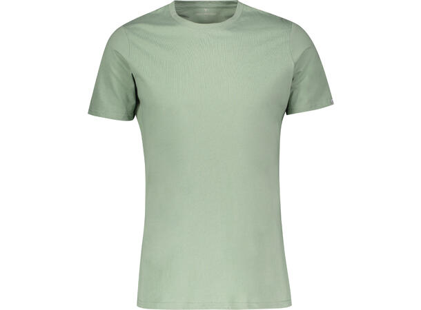 Niklas Basic Tee Hedge green M Basic cotton T-shirt 