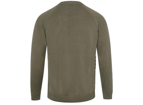 Steel Sweater Dusty Green M Basket weave sweater 