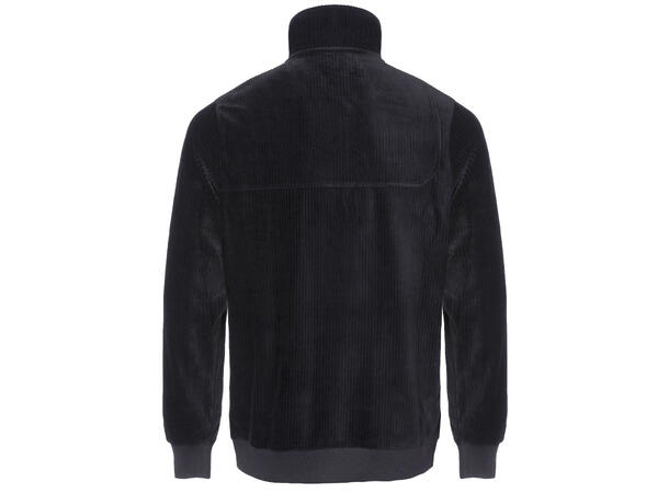 Depp Half-zip Black L Corduroy stretch sweater 