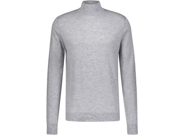 Valon Sweater Lt.grey mel S Basic merino sweater 