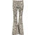 Cleo Pants Beige Check M Boot cut pants check pattern 