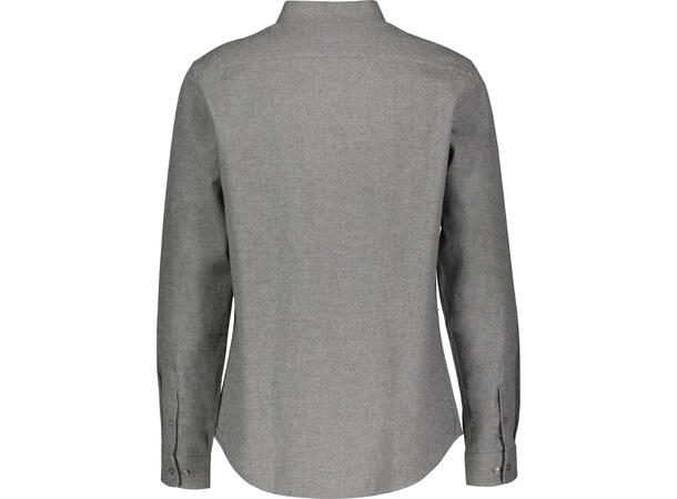 Albin Shirt Grey S Brushed twill shirt 