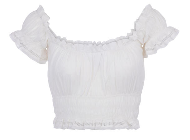 Elsie Top White M Crop top 