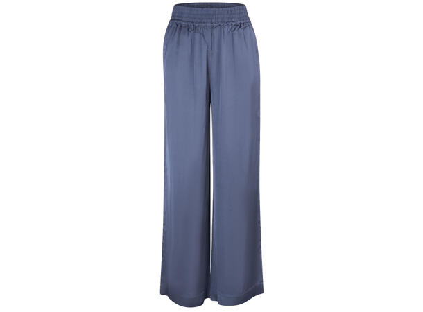 Charlize Pants Blue XL Wide satin pants 