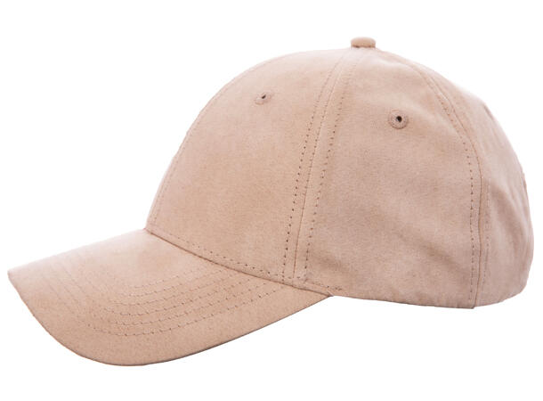 Kelly Cap Sand One Size Faux suede cap 