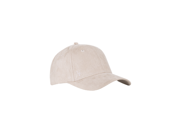 Kelly Cap Sand One Size Faux suede cap 