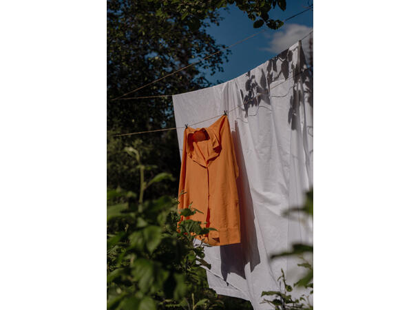 Liza Shirt Apricot S Basic linen shirt 