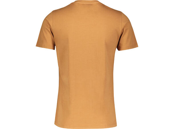 Niklas Basic Tee Mustard M Basic cotton T-shirt 