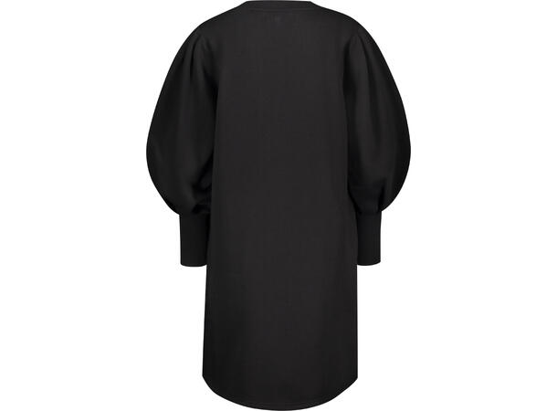 Nini Dress Black L Puffed sweatshirt dress 