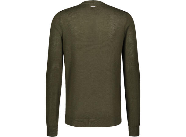 Veton Sweater Olive XL Basic merino sweater 
