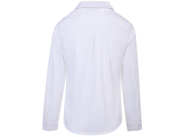 Ana Shirt White L Notch collar bamboo shirt 