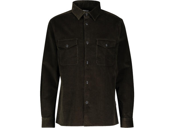 Curt Overshirt Olive XL Stretch corduroy overshirt 