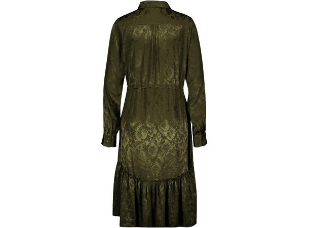 Keya Dress Olive night S Viscose shirt dress 