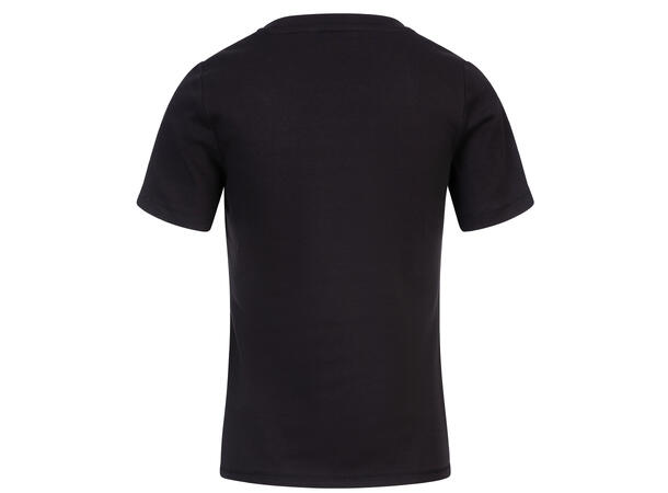 Linn Tee Black S Organic r-neck tee 