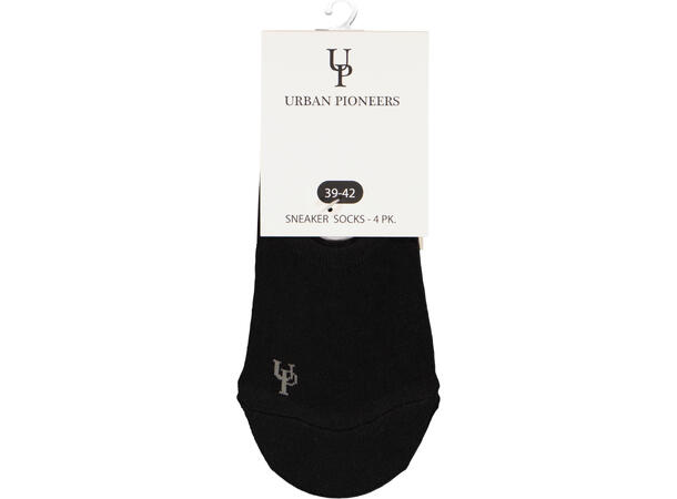 Sneaker socks Black 39-42 4pk bamboo socks 