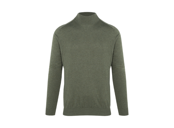 Gino Sweater Dried Herbs M Merino blend turtleneck 