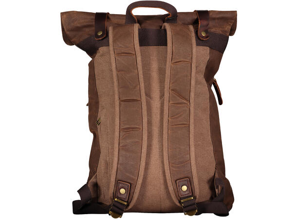 Hunter Backpack Coffee brown One Size Canvas/Leather backpack 