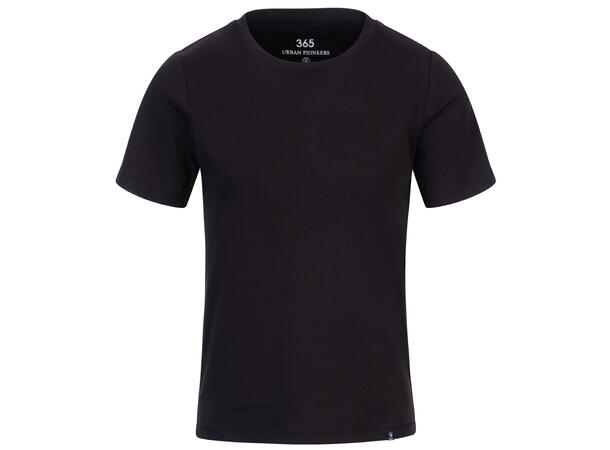 Linn Tee Black M Organic r-neck tee 