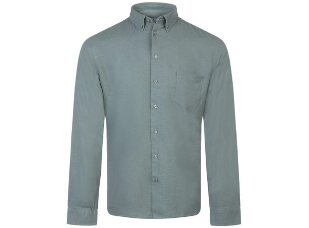 Thad Shirt Willow M Linen cotton LS shirt 