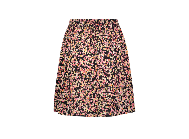 Dagny Skirt Black AOP S Basic viscose skirt 