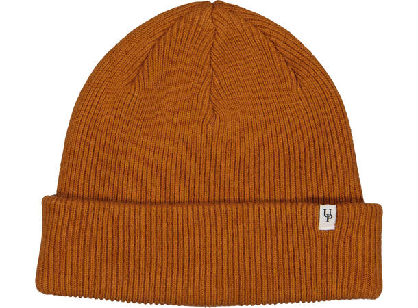 Emilio Beanie Warm ochre One Size Basic lambswool beanie 