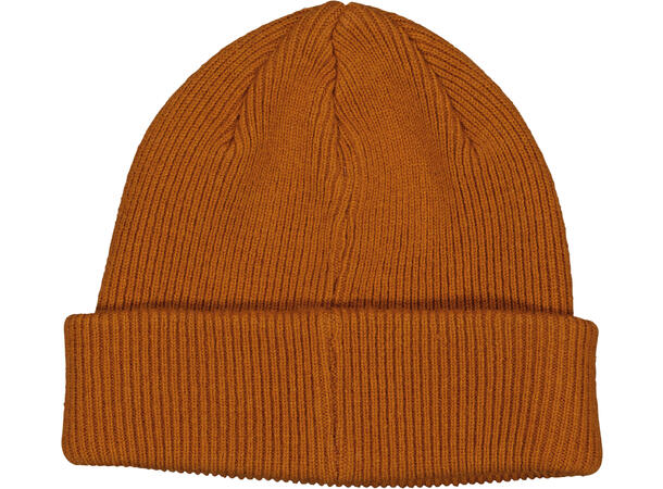 Emilio Beanie Warm ochre One Size Basic lambswool beanie 