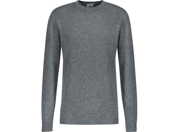 Hasse Sweater Dark Grey Melange XXL Lambswool sweater 