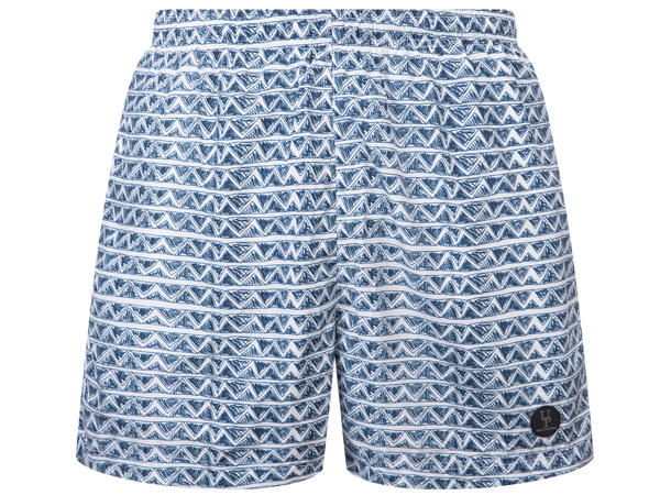 Hawaii Shorts AOP Navy Zig zag L Printed swim shorts 
