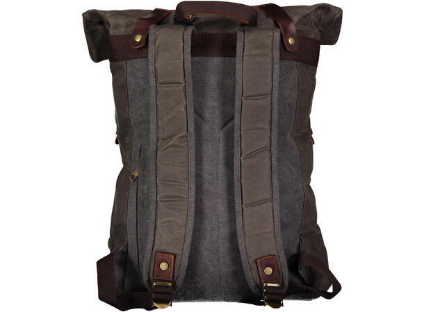 Hunter Backpack Dark Grey One Size Canvas/Leather backpack 