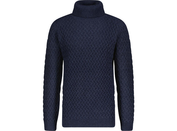 Torstein Sweater Navy XL Basket knit turtle 