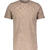 Niklas Basic Tee Light Brown XL Basic cotton T-shirt 