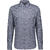 Jon Shirt Mid blue S Brushed herringbone shirt 